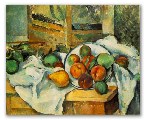 Tablecloth and Fruit